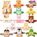 JOYIN 48 Pcs Valentine’s Greeting Cards Candy Holder Cards for Kids Holiday Reward Prizes