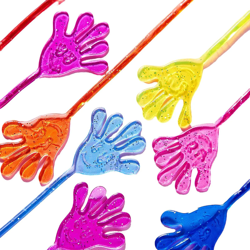 Bizzy-me 48 Sticky Hands Party Favors, Party Table Favor, Party Favor Set for Kids