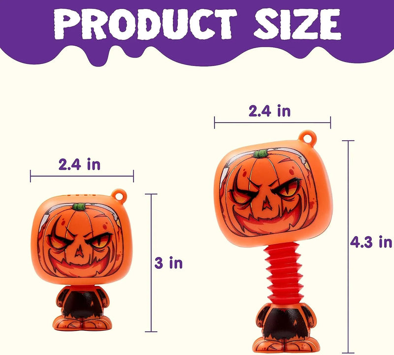 4 PCS Halloween Fidget Squeeze Pop Tubes Toys for Kids