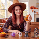 JOYIN 4 PCS Halloween Glitter Squishy Toys - Stress Relief Sensory Pack