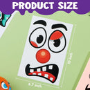 JOYIN 52Pcs Halloween Pumpkin Decoration Face Stickers for Halloween Parties