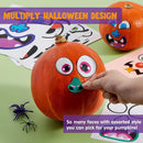 JOYIN 52Pcs Halloween Pumpkin Decoration Face Stickers for Halloween Parties