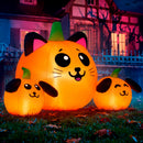 JOYIN 5FT Halloween Inflatable Pumpkin Cat & Dog Yard Decor