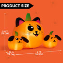 JOYIN 5FT Halloween Inflatable Pumpkin Cat & Dog Yard Decor