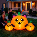 JOYIN 5FT Halloween Inflatable Pumpkin Cat & Dog Yard Decor
