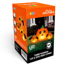 JOYIN 5FT Halloween Inflatable Pumpkin Cat & Dog Yard Decor