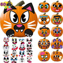 JOYIN 60 Pcs Halloween Pumpkin Decoration Stickers