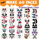 JOYIN 60 Pcs Halloween Pumpkin Decoration Stickers