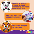 JOYIN 60 Pcs Halloween Pumpkin Decoration Stickers