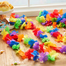 JOYIN 72Pcs Colorful Flower Leis Bulk Pride Party Necklaces