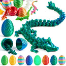 JOYIN 8 Pcs 3D Printed Dragon Eggs with Laser Color Dragon