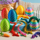 JOYIN 8 Pcs 3D Printed Dragon Eggs with Laser Color Dragon