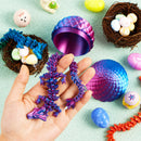 JOYIN 8 Pcs 3D Printed Dragon Eggs with Laser Color Dragon