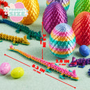 JOYIN 8 Pcs 3D Printed Dragon Eggs with Laser Color Dragon