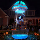 JOYIN 9 FT Giant Halloween Inflatable UFO Alien with Built-in LEDs