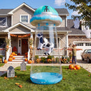 JOYIN 9 FT Giant Halloween Inflatable UFO Alien with Built-in LEDs