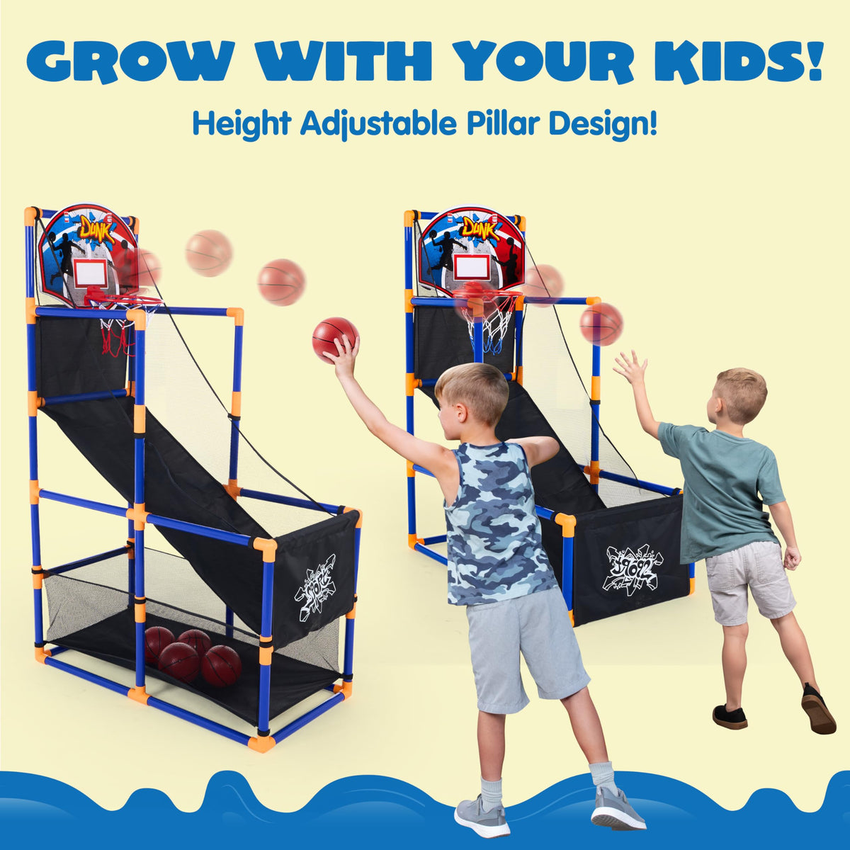 BESTonZON Jeu De Basket De Table : Panier Mini + Ballon Sauteur, Jouet Éducatif Pour Enfants Dès 3 Ans, Cadeau Anniversaire Idéal Pour Fille Et Garçon, Entraîne La Coordination Œil-Main