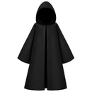 JOYIN Boys Black Hooded Cloak Knight Costume - Kids Halloween Tunic Robe