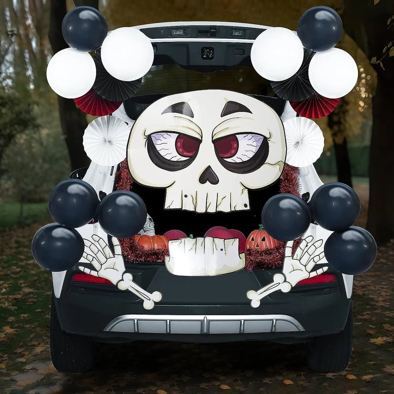 JOYIN Halloween Trunk or Treat Car Decorations Kit with Skeleton Design