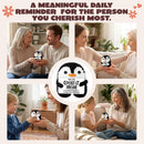 JOYIN Handmade Crochet Mini Penguin Doll with Card, Funny Gift for Mom