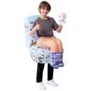 JOYIN Kids Funny Sitting Toilet Inflatable Halloween Costume