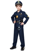 JOYIN Kids Police Officer Costume - Boys Halloween Cop Outfit