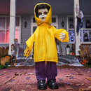JOYIN Life-Size Animated Halloween Ghost with Glowing Eyes & Sound