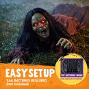 JOYIN Light-Up Crawling Zombie Groundbreaker Halloween Outdoor Decor