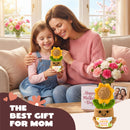 JOYIN Mini Sunflower Doll with Card, Funny Gift for Mom Dad