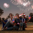 JOYIN Patriotic July 4th Beaded Necklaces with Holiday Pendants - 24 Pcs