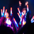 JOYIN Patriotic Red, White & Blue LED Foam Sticks with 3 Light Modes - 12 Pcs