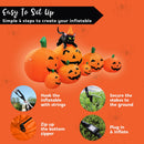 Joiedomi 7 FT Halloween Inflatable Pumpkin & Witch Cat - LED Outdoor Decor