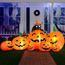 Joiedomi 7 FT Halloween Inflatable Pumpkin & Witch Cat - LED Outdoor Decor