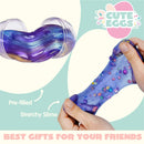 Joyin 12 Pcs Prefilled Easter Eggs with Galaxy Slime & Toys