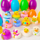 Joyin 12pcs Prefilled Easter Eggs with Rubber Ducks