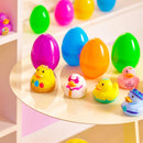 Joyin 12pcs Prefilled Easter Eggs with Rubber Ducks