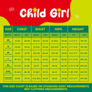 Kids Girls Snowman Red Ugly Sweater with Light Bulb