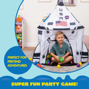 Kids Rocket Ship Play Tent Pop Up Play Tent