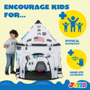 Kids Rocket Ship Play Tent Pop Up Play Tent
