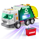LED Garbage Truck Toy Set with Lights & Sounds