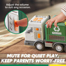 LED Garbage Truck Toy Set with Lights & Sounds
