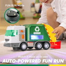 LED Garbage Truck Toy Set with Lights & Sounds