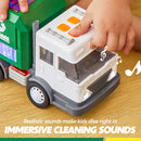 LED Garbage Truck Toy Set with Lights & Sounds