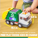 LED Garbage Truck Toy Set with Lights & Sounds