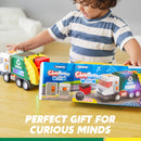LED Garbage Truck Toy Set with Lights & Sounds