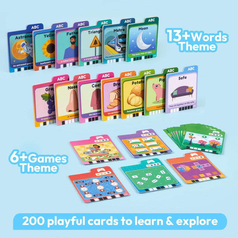 Talking Flash Cards - Educational Toddler Learning Toy for Kids