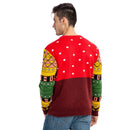 Christmas Sweaters Santa Ugly Sweater with Light Bulbs