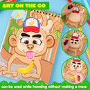 Make-a-Face Reusable Sticker Books 3-Pack (Safari, Farm, Sea Animals)