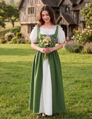 Medieval Renaissance Peasant Maxi Dress for Women