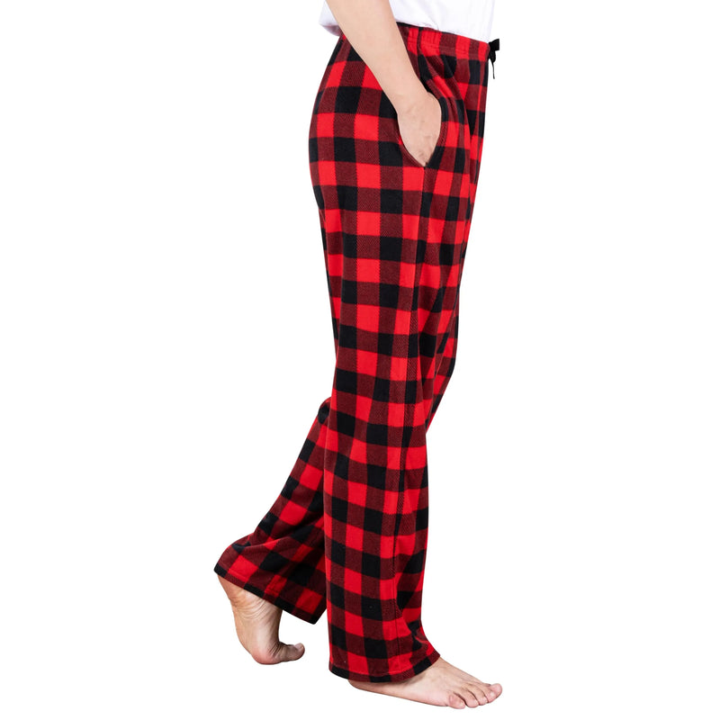 Mens red and black buffalo plaid pajama pant hotsell